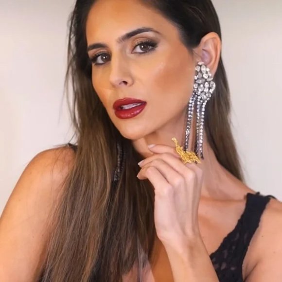 ZARA JEWEL EARRINGS - Picture 4 of 14